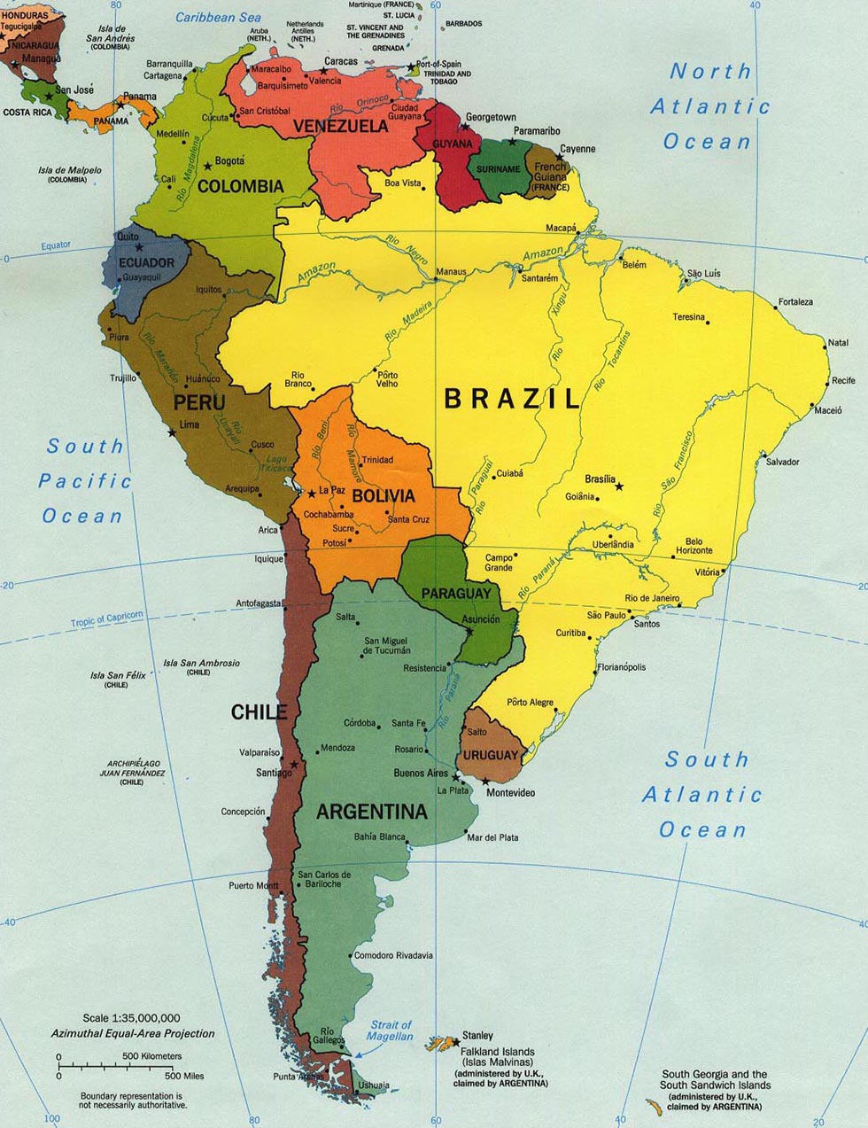 SOUTH AMERICA